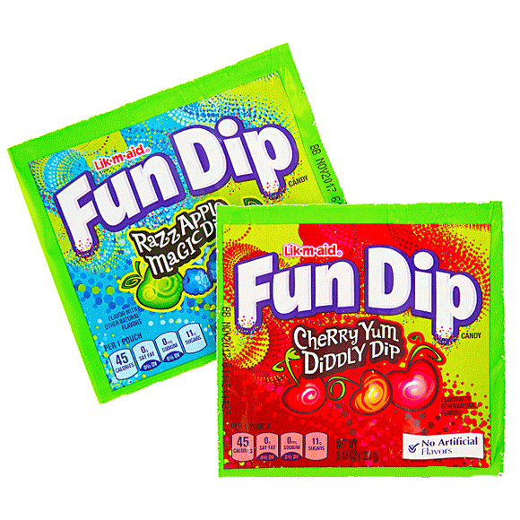 Fun Dip Cherry Yum & Razz Apple Candy