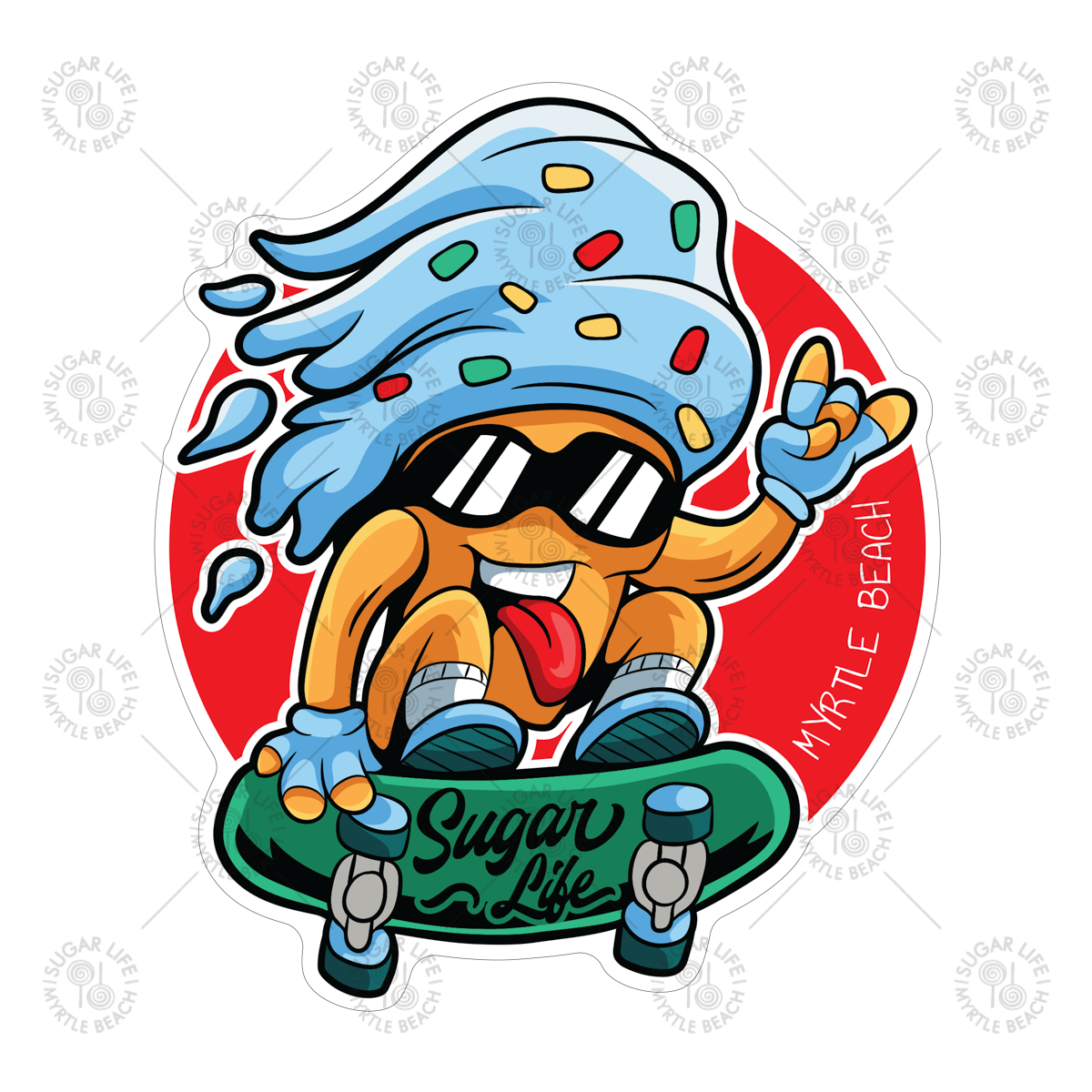 Sugar Life Ice Cream Skateboard