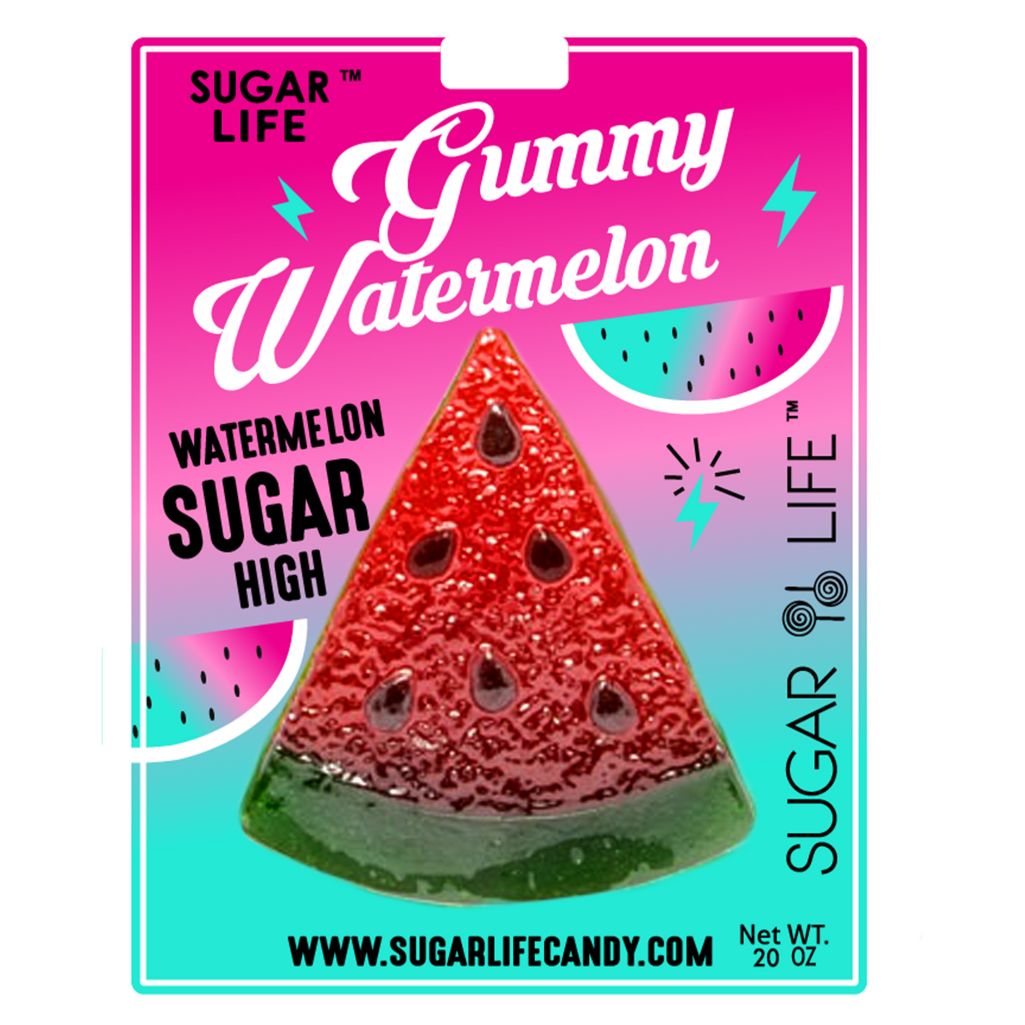 Sugar Life Giant Gummy Watermelon