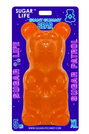 5LB Giant Gummy Bear - Orange