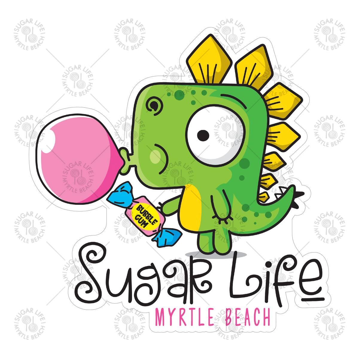 Sugar Life Dinosaur Bubble Gum
