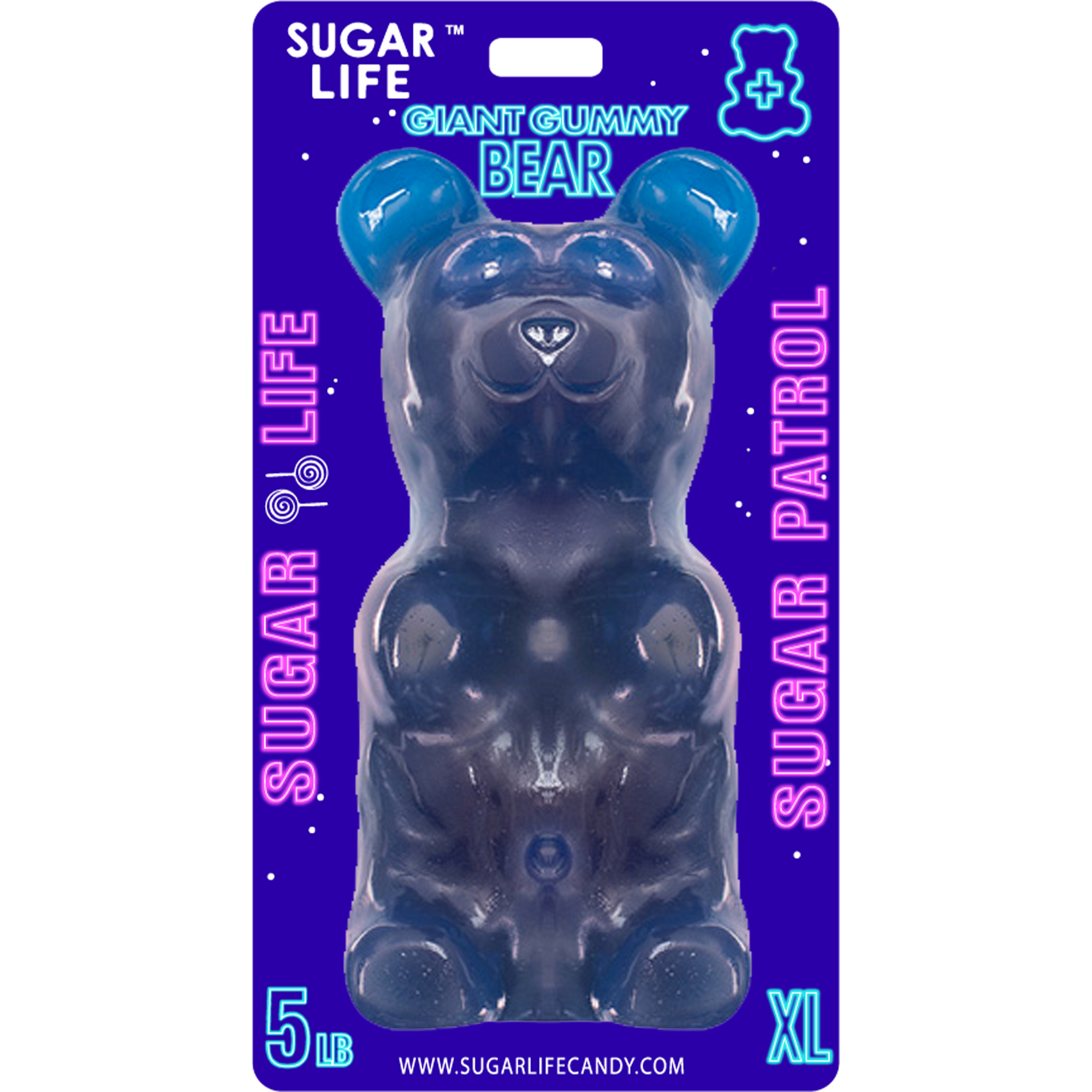 5 LB Giant Gummy Bear - Blue Raspberry