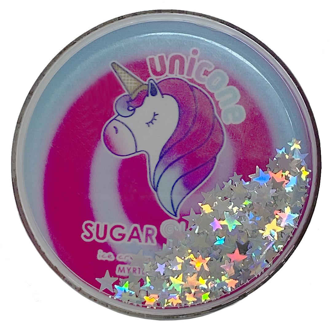 Sugar Life Floating Confetti Unicone Magnet