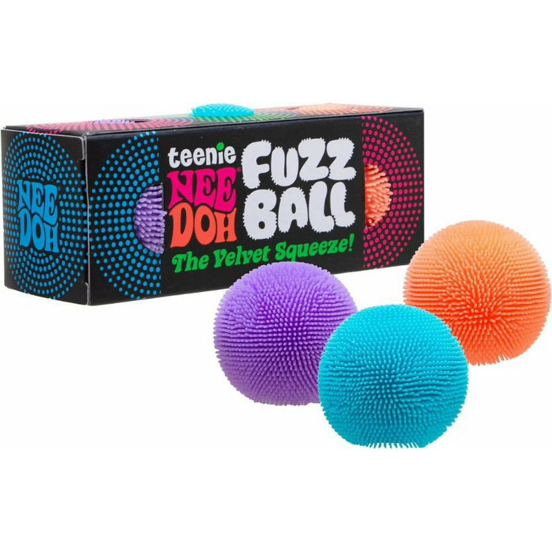NeeDoh Teenie Fuzz Ball 3pk