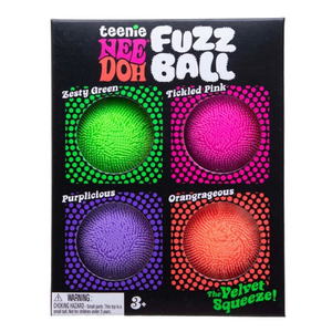 NeeDoh Teenie Fuzz Ball 4pk