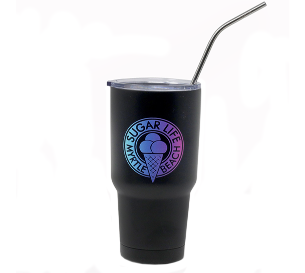 Sugar Life Sugar Cone Metal Tumbler 30 OZ