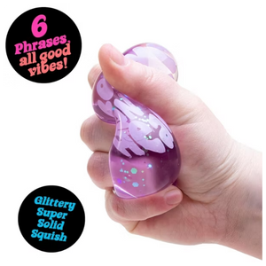 NeeDoh Good Vibes Only Squishy Heart