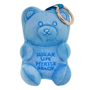 Sugar Life Glitter Teddy Bear Keychain