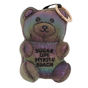 Sugar Life Glitter Teddy Bear Keychain