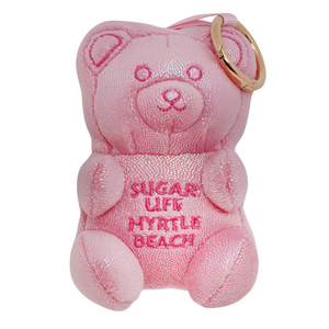 Sugar Life Glitter Teddy Bear Keychain