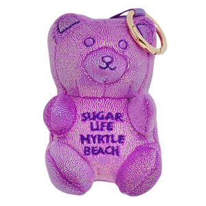 Sugar Life Glitter Teddy Bear Keychain