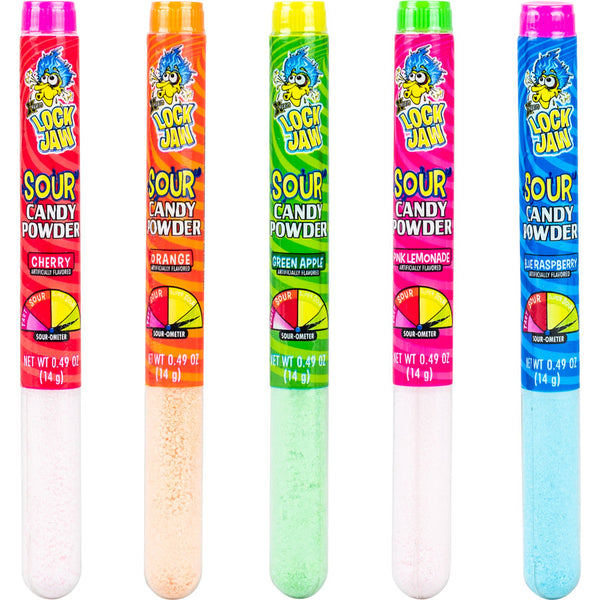 Xtreme Lock Jaw® Sour Candy Powder Tubes - Sugar Life Candy