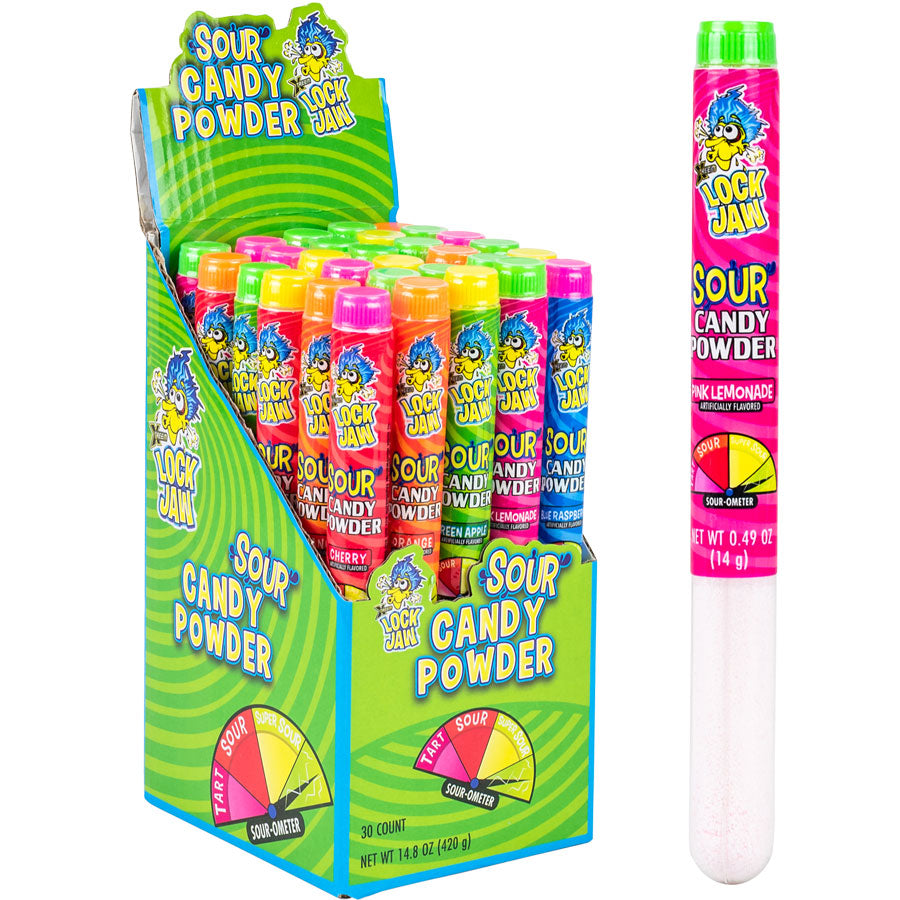 Xtreme Lock Jaw® Sour Candy Powder Tubes