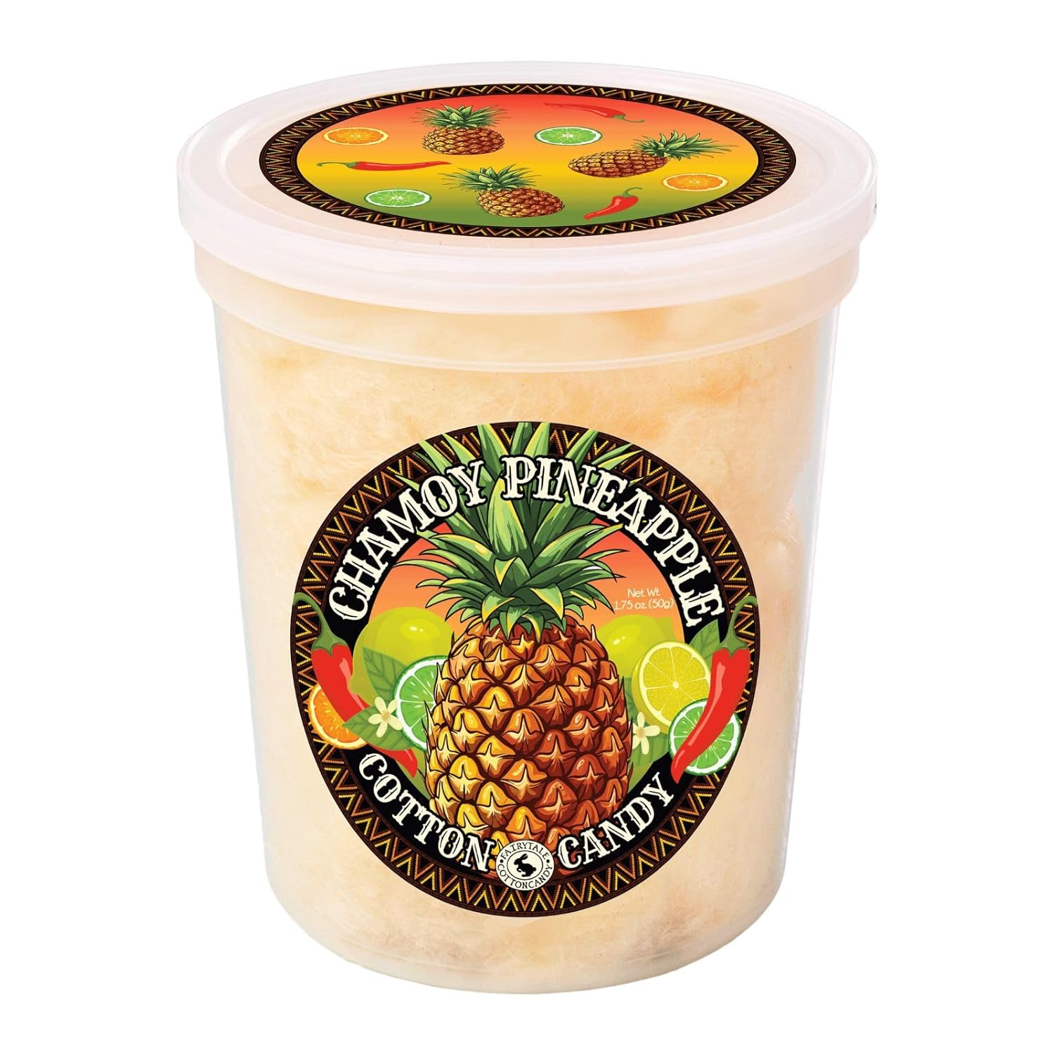 Chamoy Pineapple Cotton Candy