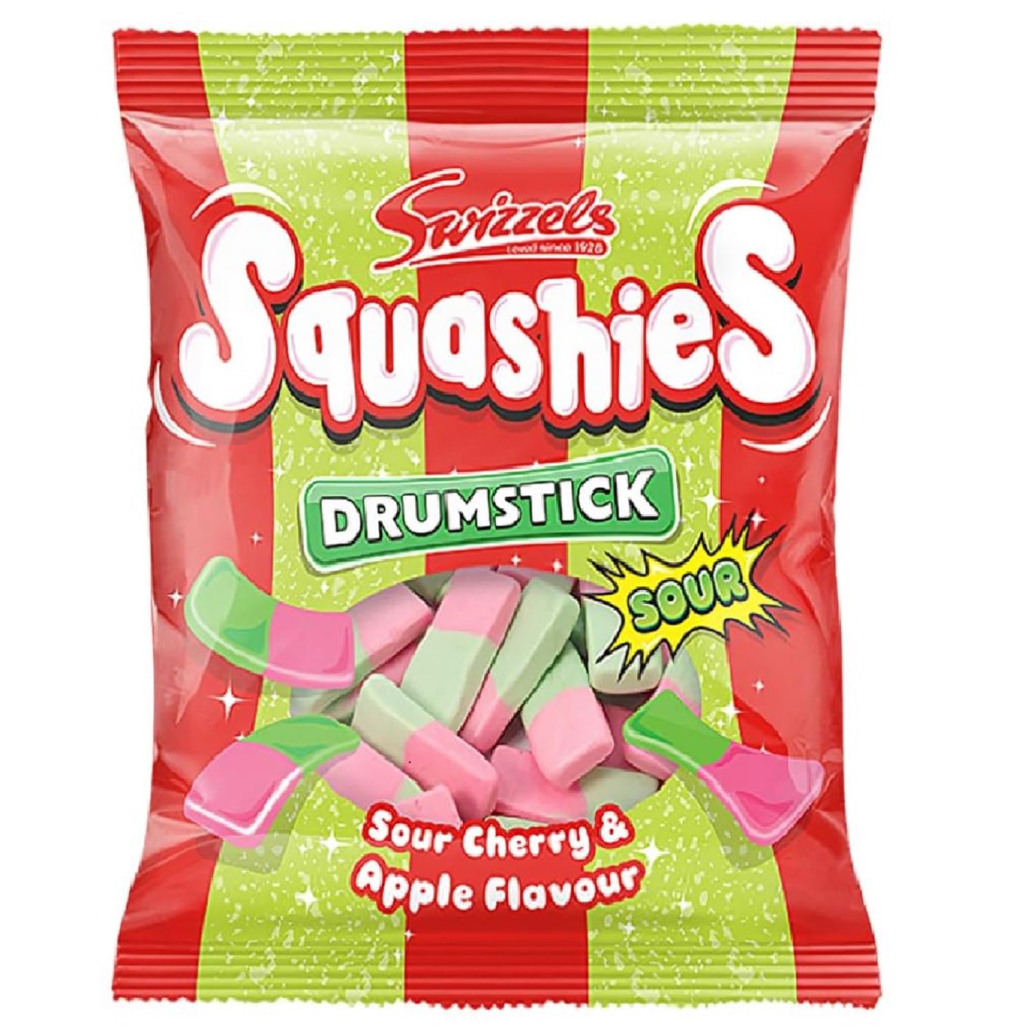 Swizzels Drumstick Squashies Sour Cherry & Apple (UK)