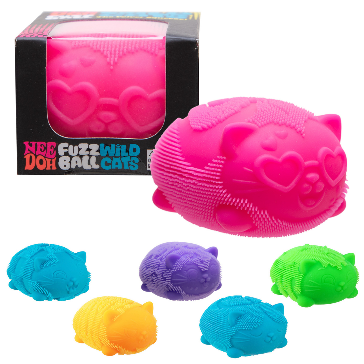 NeeDoh Fuzz Balls Wild Cats
