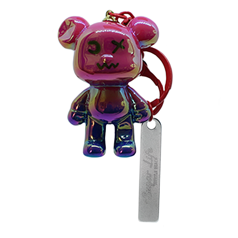 Sugar Life Dead Face Bear Keychain - Sugar Life Candy