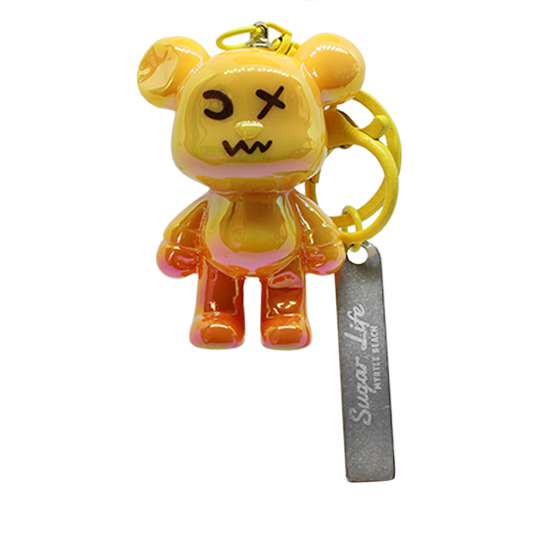 Sugar Life Dead Face Bear Keychain - Sugar Life Candy