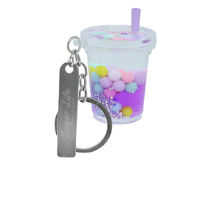 Sugar Life Floaty Drink Keychain