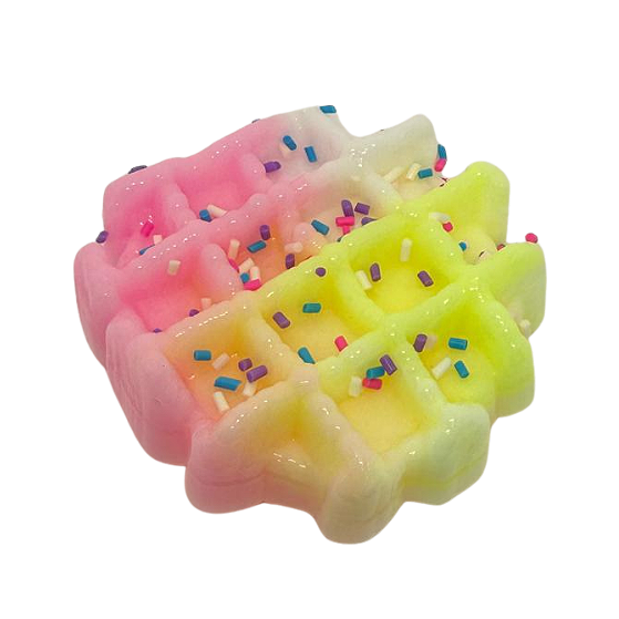 Rainbow Waffle Squishy