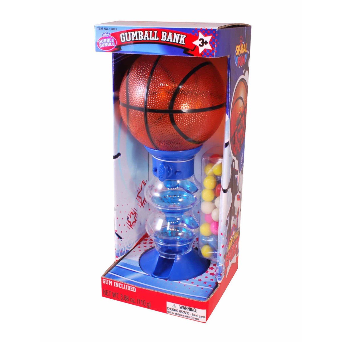 Dubble Bubble Basketball Gumball Bank
