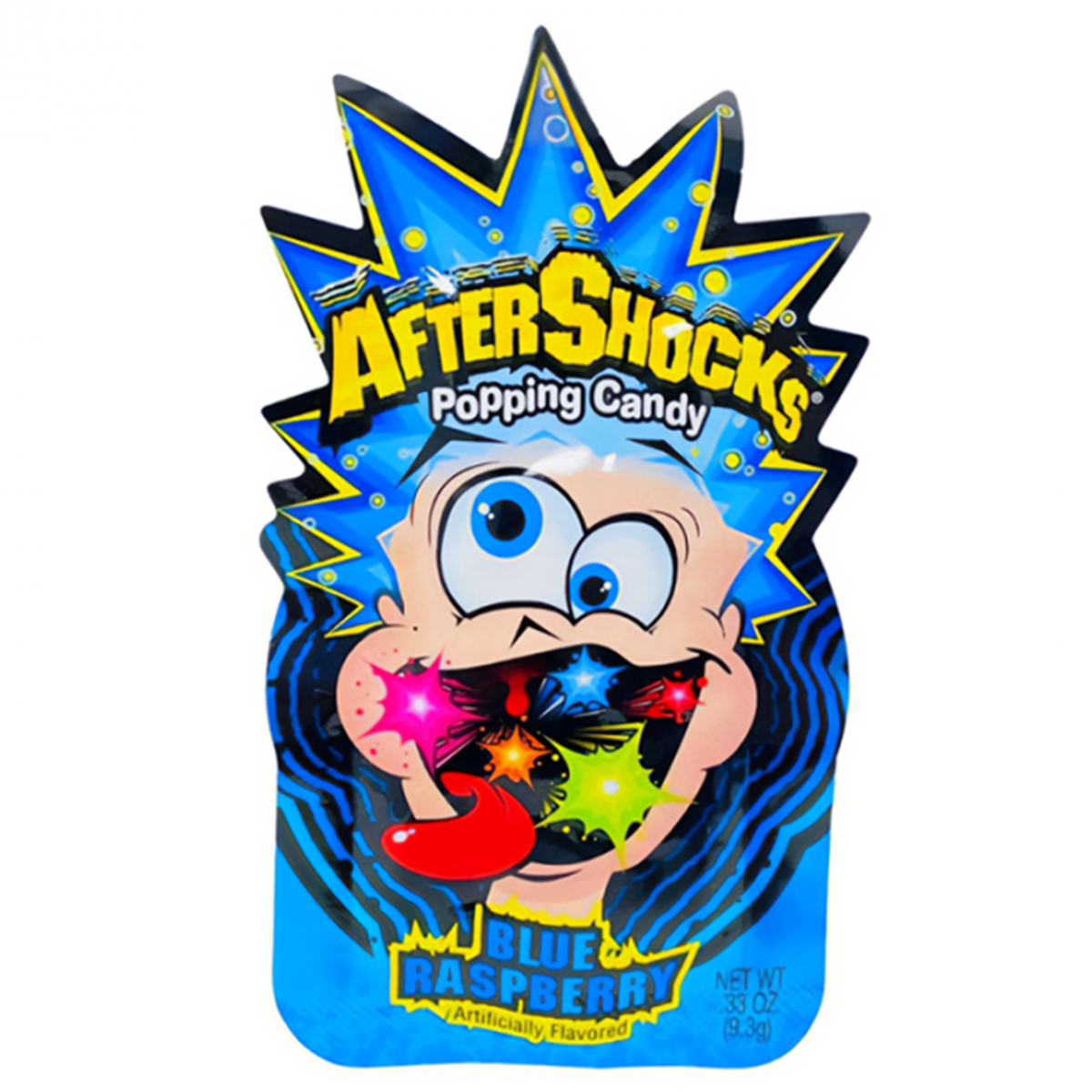 AfterShocks Popping Candy - Blue Raspberry Minis - Sugar Life Candy