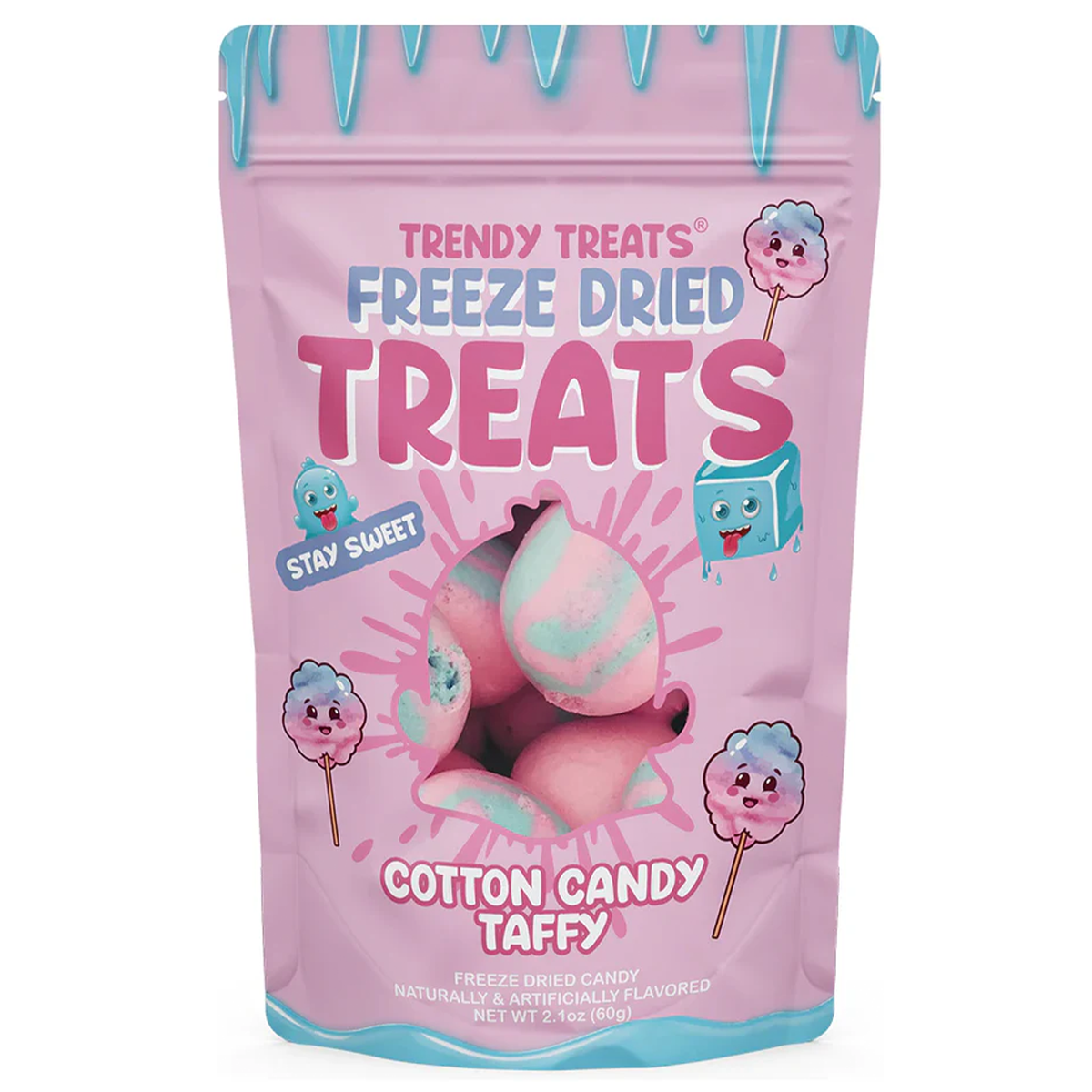 Trendy Treats Freeze Dried Taffy Cotton Candy