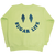 Sugar Life Fuzzy Crewneck Neon Pastel Green- Adult