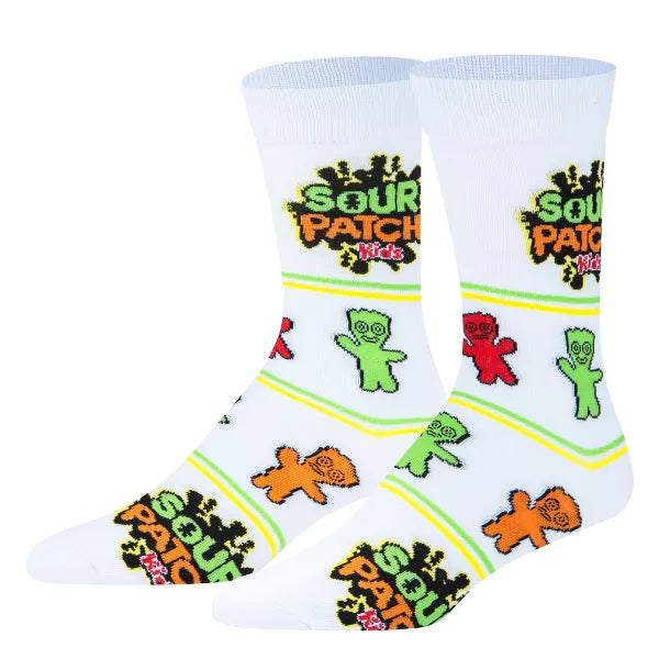 Sour Patch Stripes Folded Crew Socks