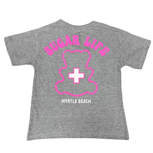 Sugar Life Kids T-Shirt - Heather Grey