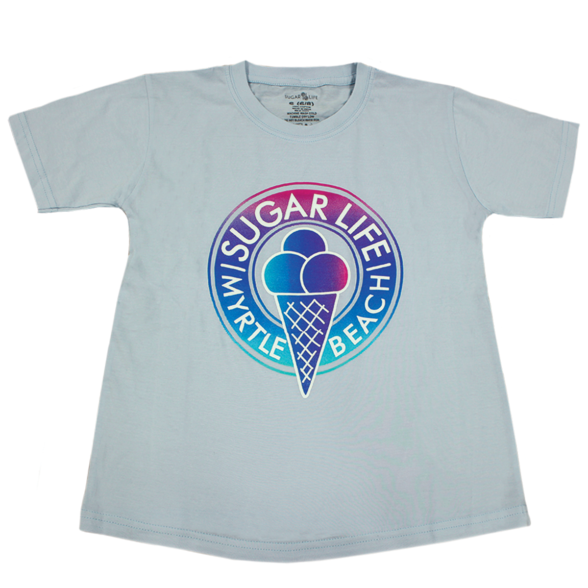 Ice Cream Cone Kids T-Shirt - Blue