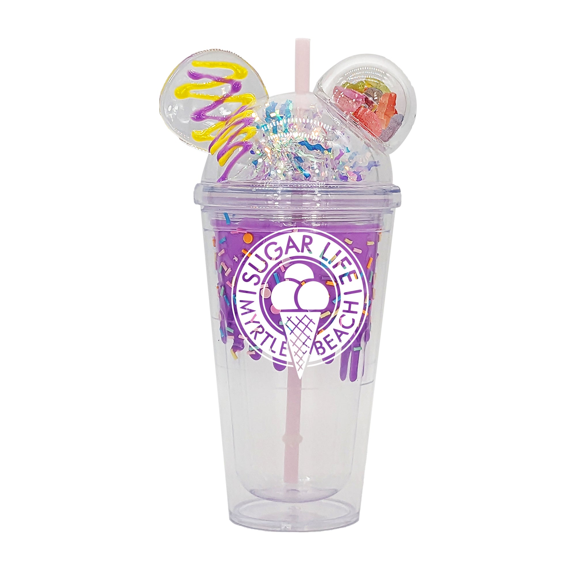 Sugar Life Double Wall Mickey Melt with Candy Tumbler