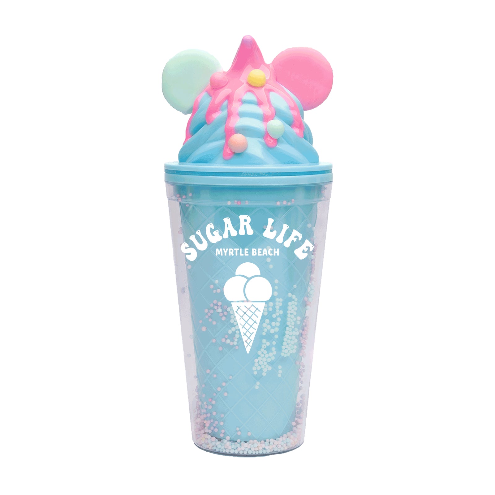 Sugar Life Double Wall Macaroon Ice Cream Melt Tumbler