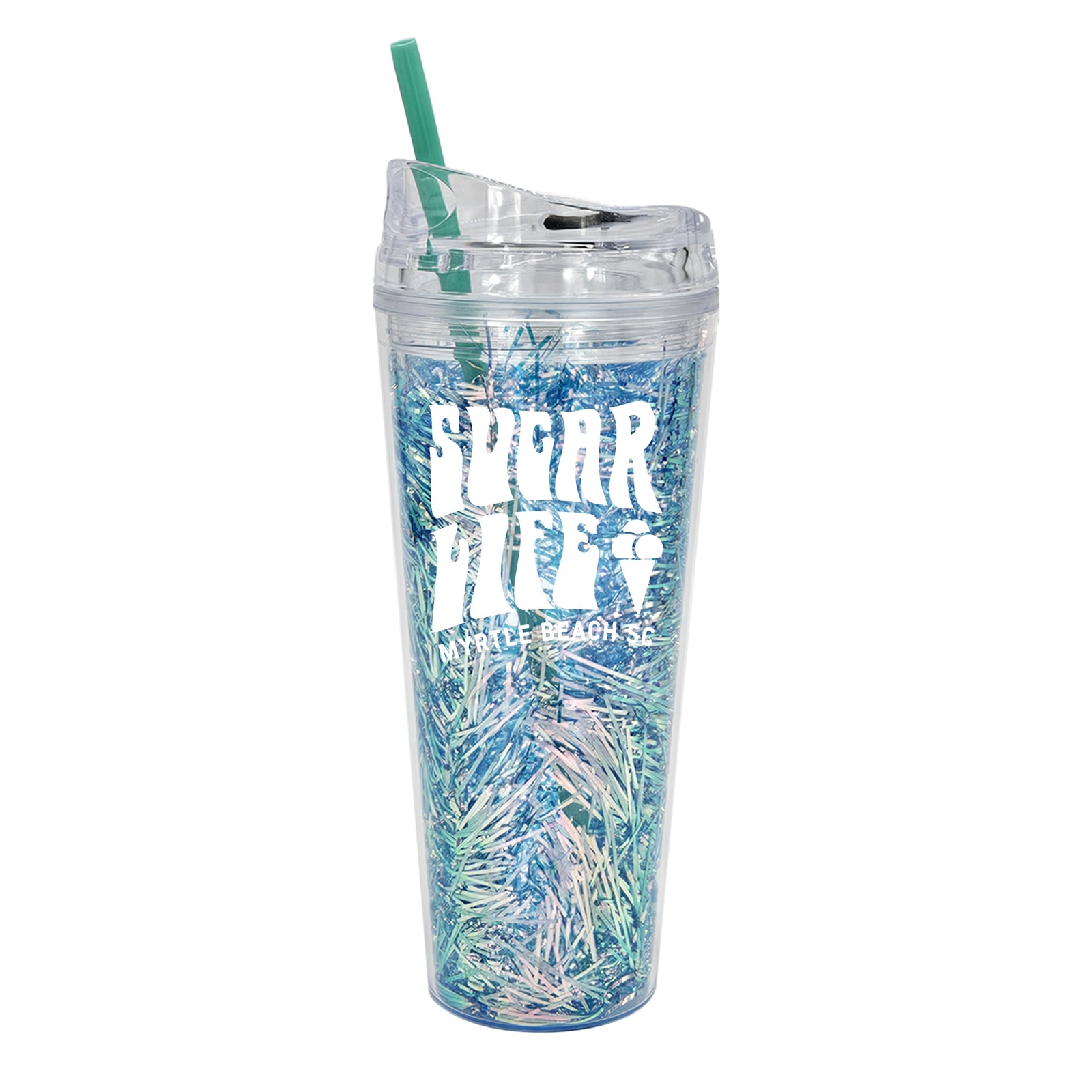 Sugar Life Double Wall Confetti Tumbler