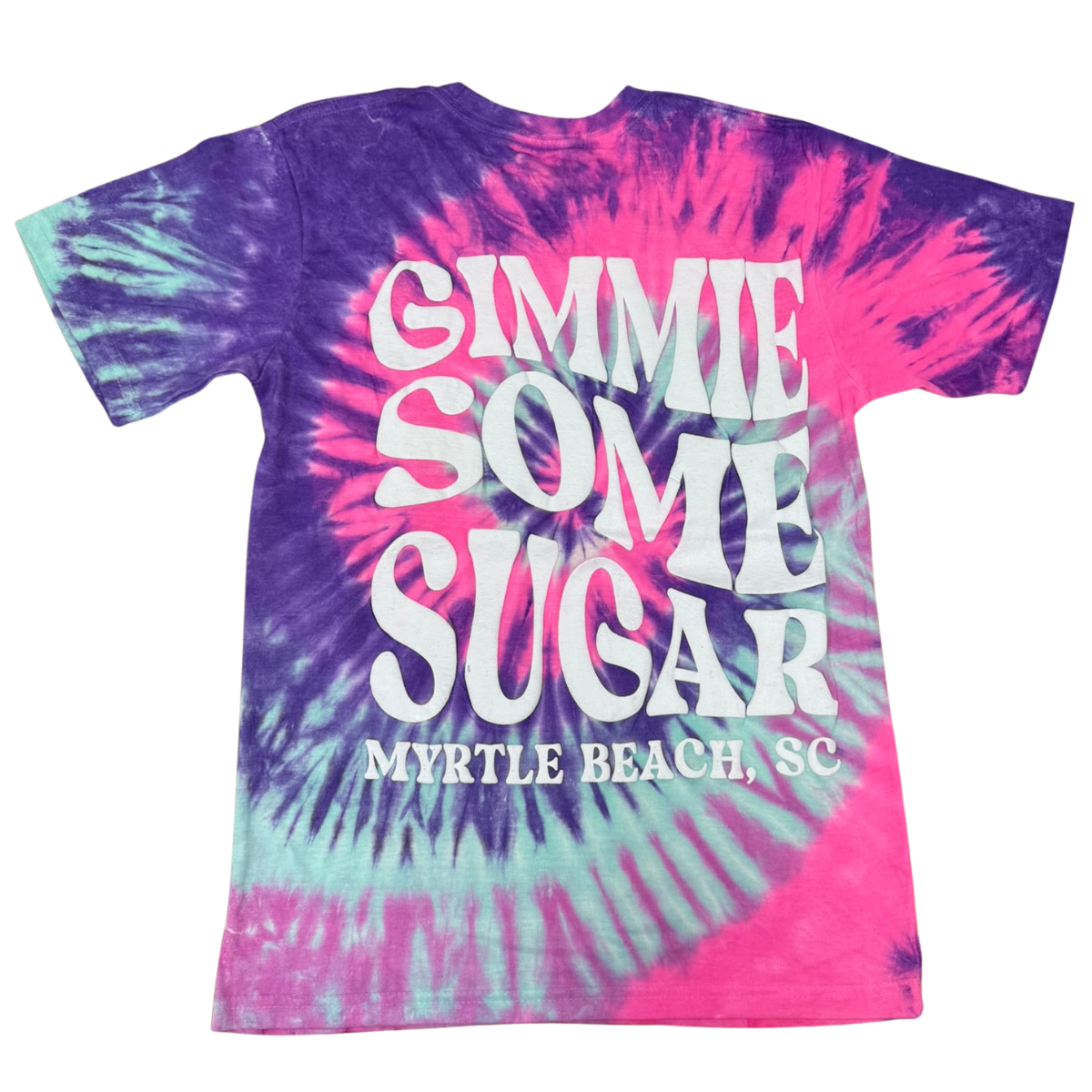 Sugar Life Tie Dye T-Shirt - Purple/Green