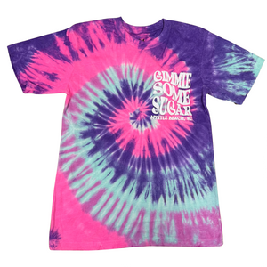 Sugar Life Tie Dye T-Shirt - Purple/Green