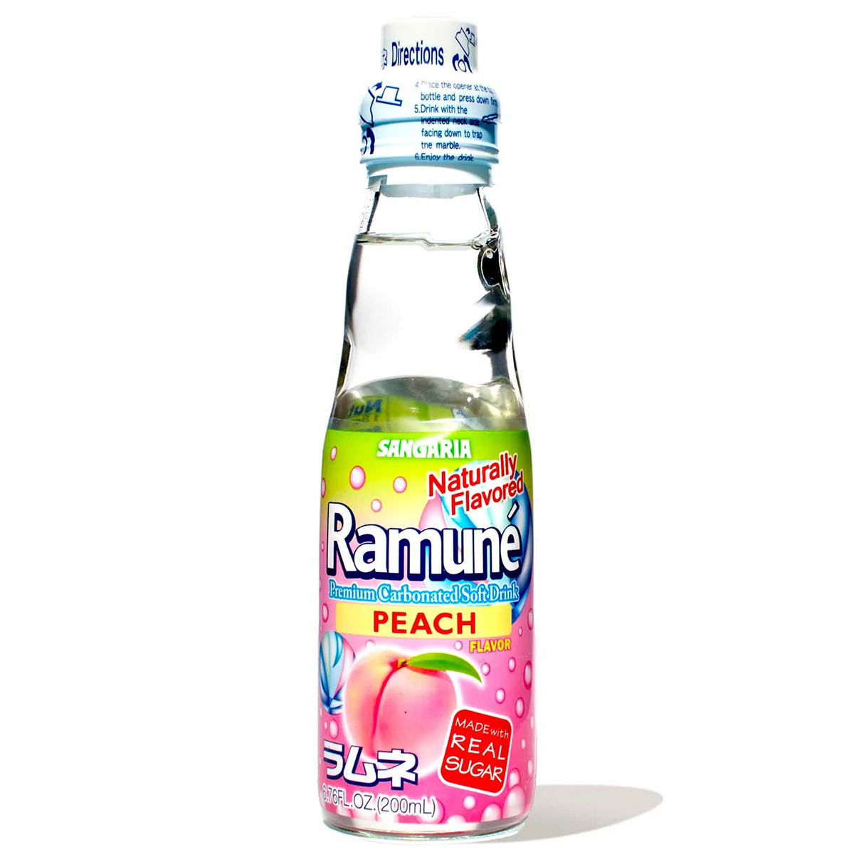 Ramune Soda -  Peach