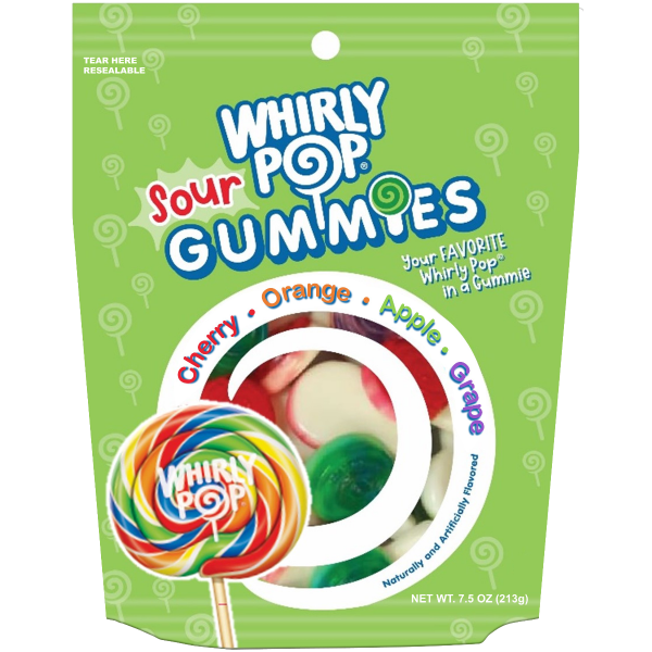 WHIRLY POP - SOUR GUMMIES