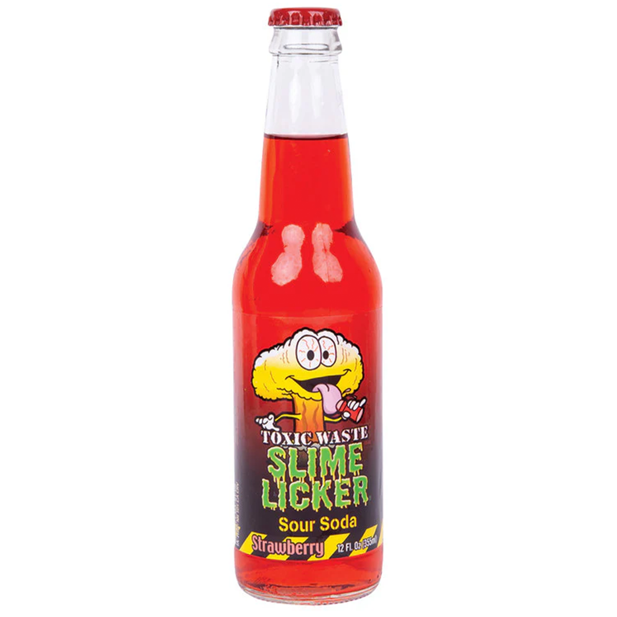 TOXIC WASTE® Slime Licker Sour Strawberry Soda - Sugar Life Candy