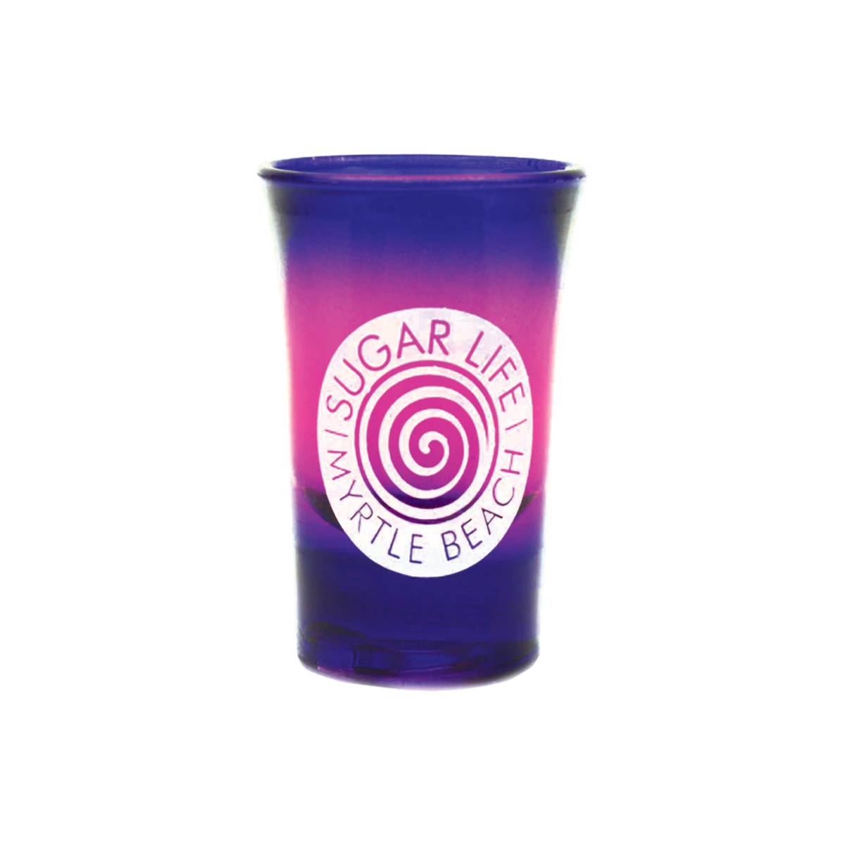 Sugar Life Candy Swirl Flair Shot Glass