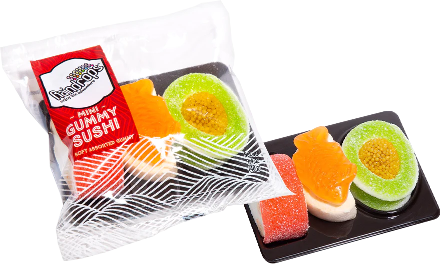 Raindrops Gummy Sushi Mini