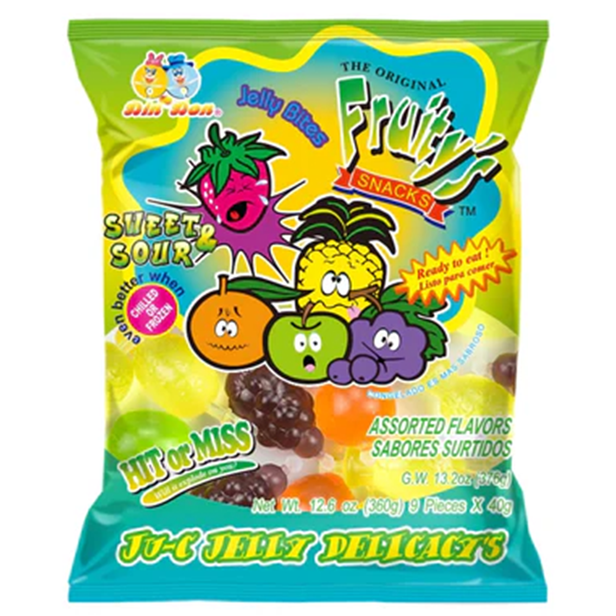 Fruity's Ju-C Jelly Bites Sweet & Sour