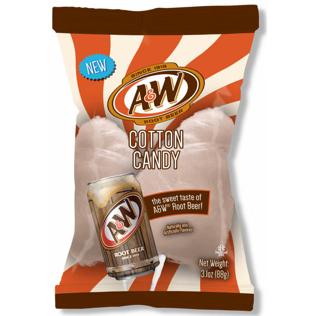 A&W Root Beer Cotton Candy