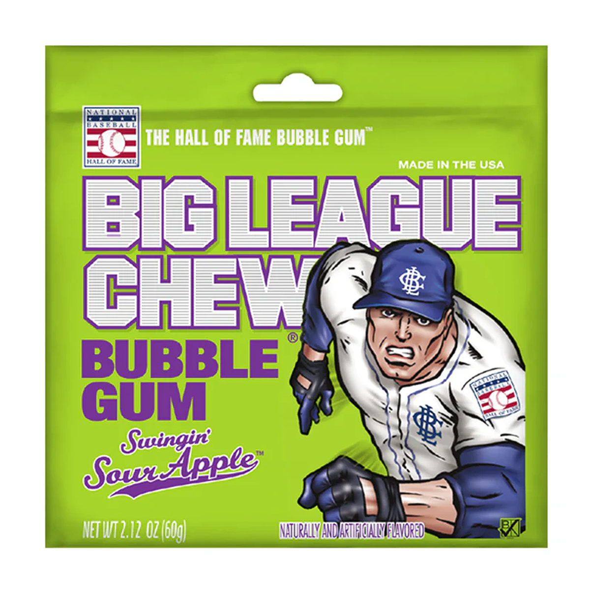 Big League Chew Bubble Gum Swingin' Sour Apple