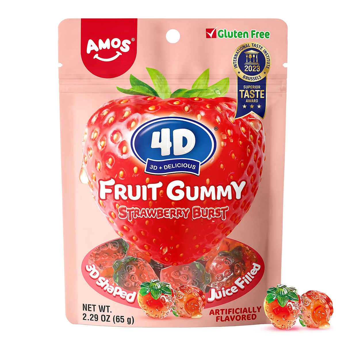 4D Gummy Strawberry Burst