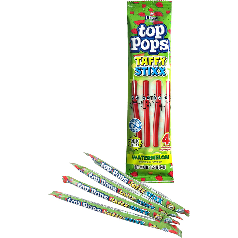 Top Pops Taffy Stixx Watermelon