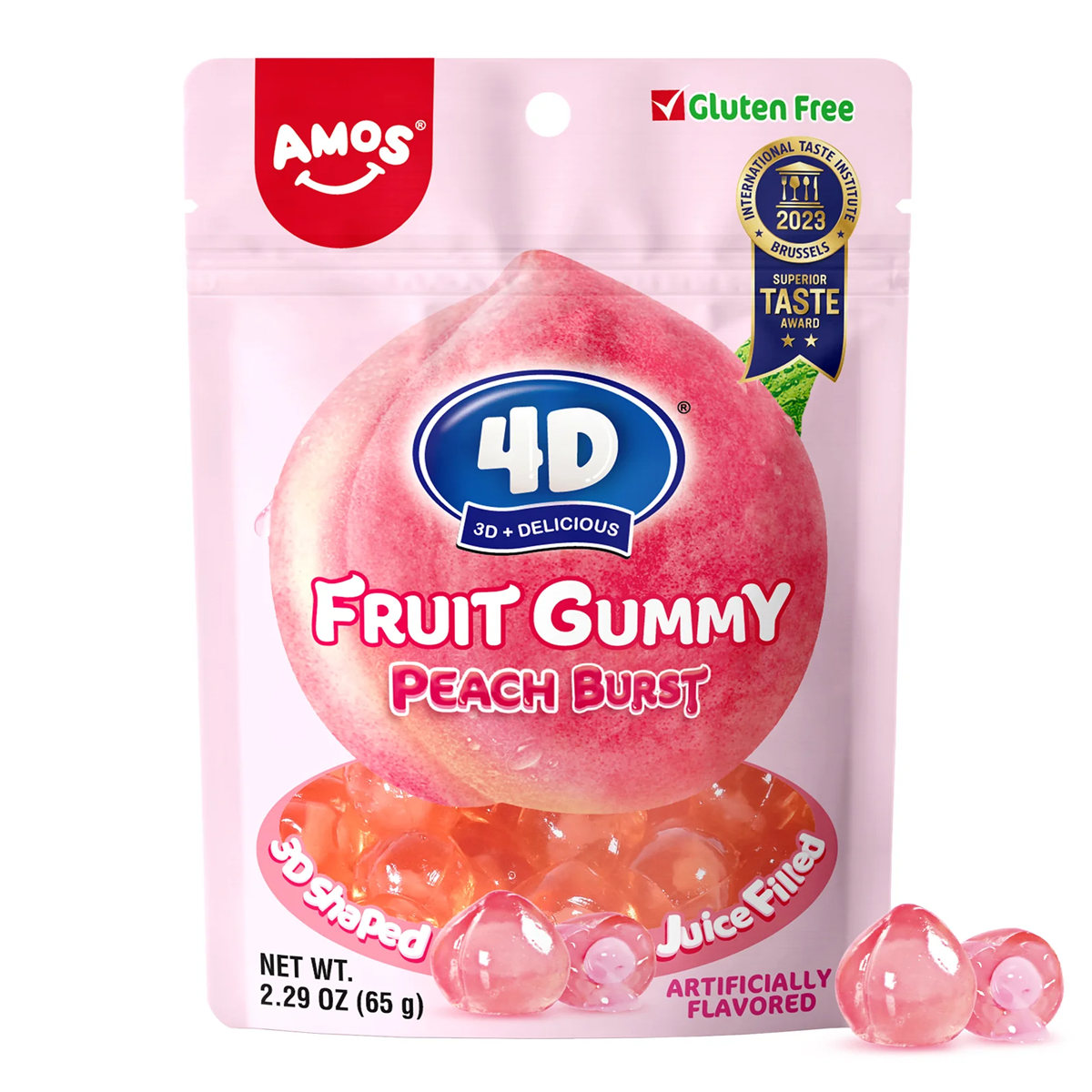 4D Gummy Peach Burst