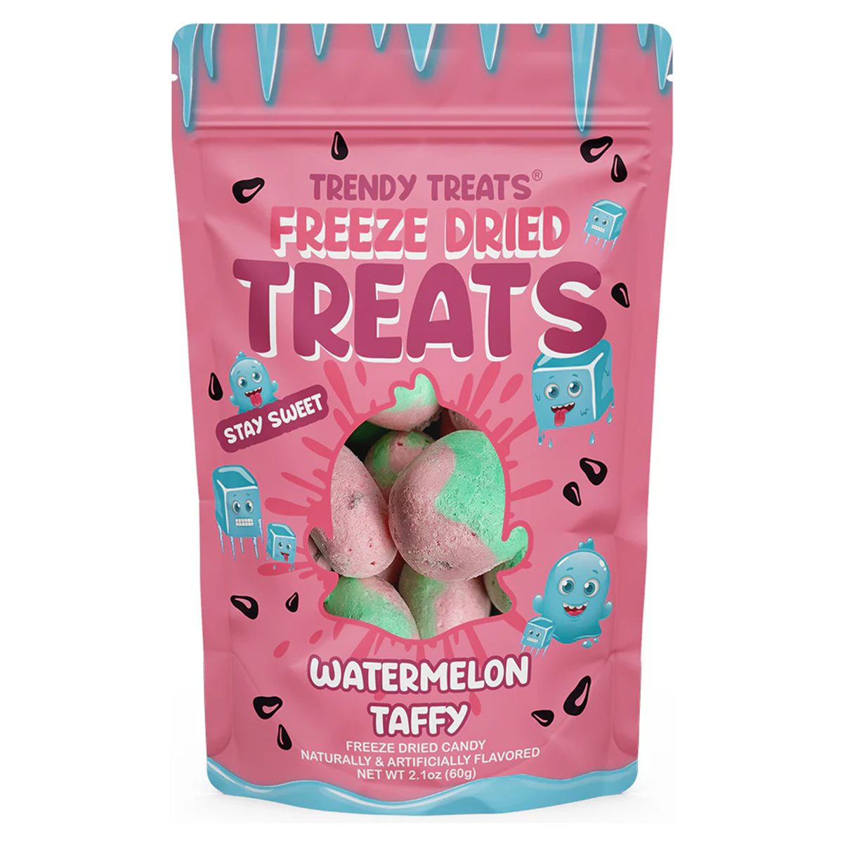 Trendy Treats Freeze Dried Taffy Watermelon