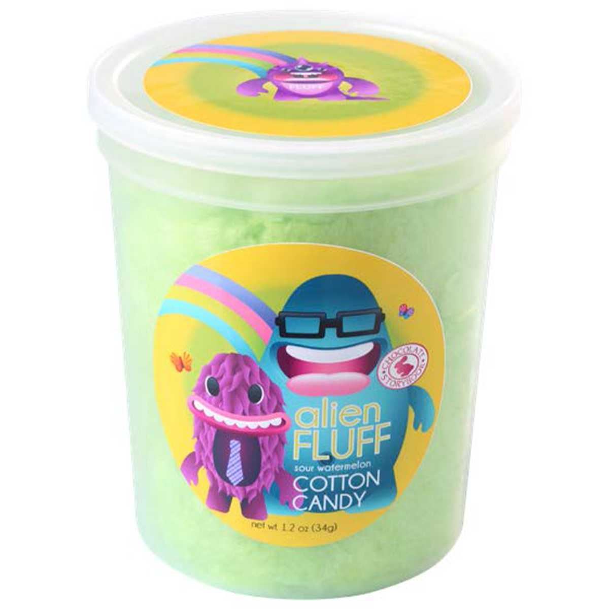 Alien Fluff Sour Watermelon Cotton Candy