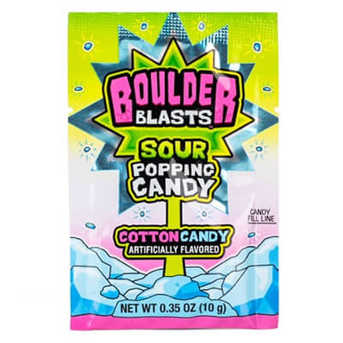 Boulder Blast Sour Popping Cotton Candy